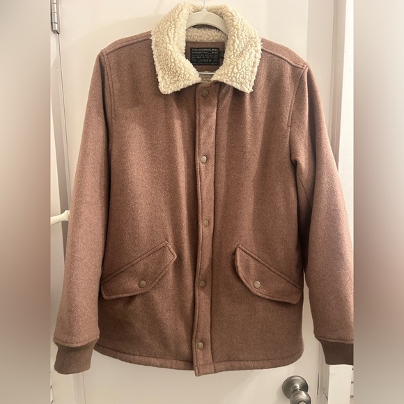 J. Crew Men’s wool outwear with fleece lining. Gently worn. Ready for winter - Picture 2 of 3